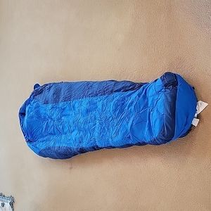Sleeping bag , rated for cold weather hiking to 15 F, down